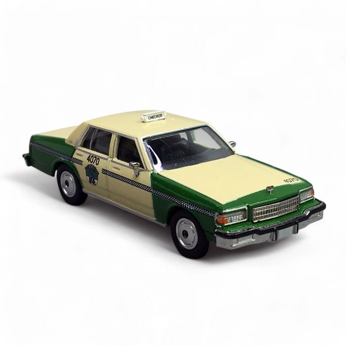 Chevrolet Caprice "Chicago Cab", Jaune & Vert - Brekina 19712 - HO 1/87