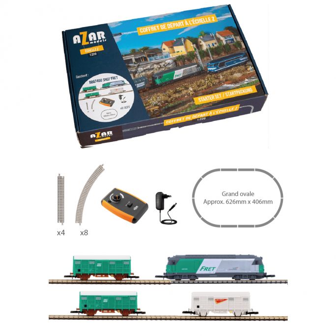 Coffret de départ BB67400 FRET, SNCF - AZAR AZP02 - Z 1/220