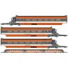 TGV 3 élements remorques R2 + R5 + R6, 3R AC, SNCF - REE TGV002SAC - HO 1/87