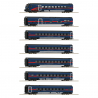 Coffret 7 voitures Nightjet, ÖBB, Digital Sonore, Ep VI - ROCO 5510004 - HO 1/87