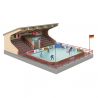 Patinoire avec figures animées