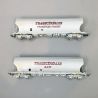 2 wagons trémies "Transfesa-France" et "SATI", Ep. IV - JOUEF HJ6280 - HO 1/87