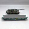 Wagon plat Rlmmps et char de combat Leopard 2A6, DB AG, Ep. VI - MARKLIN 48843 - HO 1/87