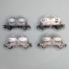 12 wagons-silos Ucs 908 différents, DB, Ep. IV - MARKLIN 00723 - HO 1/87