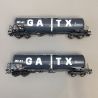 6 wagons-citernes Zans GATX Rail, Ep. VI - MARKLIN 47546 - HO 1/87