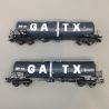 6 wagons-citernes Zans GATX Rail, Ep. VI - MARKLIN 47546 - HO 1/87