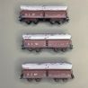 3 wagons à déchargement automatique, CFL, Ep. V - MARKLIN 46269 - HO 1/87