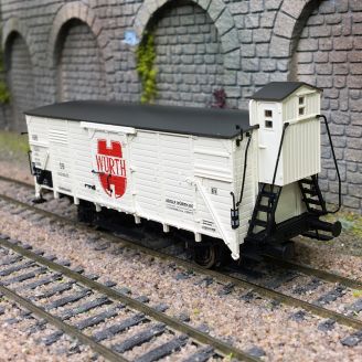 Wagon couvert G10 "Würth" DB, Ep. III - BRAWA 50954 - HO 1/87