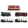 Coffret 5 pièces, train mixte voyageurs/marchandises, ÖBB, Ep. V - ROCO 5550001 - HOe