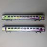 2 voitures Corail Vtu 1 + 2 CL, Intercités REMI, Sncf, Ep VI - PIKO 97134 - HO 1/87