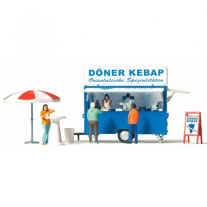 Magasin mobile Kebab - PREISER 10747 - HO 1/87