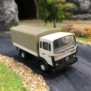 Renault JN90 blanc baché -HO-1/87-BREKINA 34851