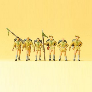 6 scouts-HO-1/87-PREISER 10260