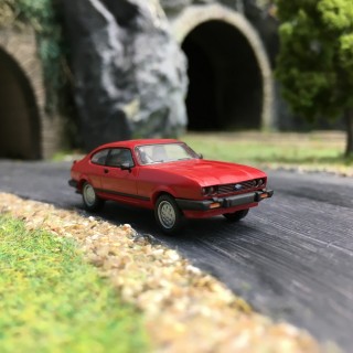 Ford Capri III Rouge-HO 1/87-BREKINA 19551