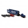 Camion Ford FK3500 Porte autos + 3 Voitures-HO 1/87-BREKINA 49032