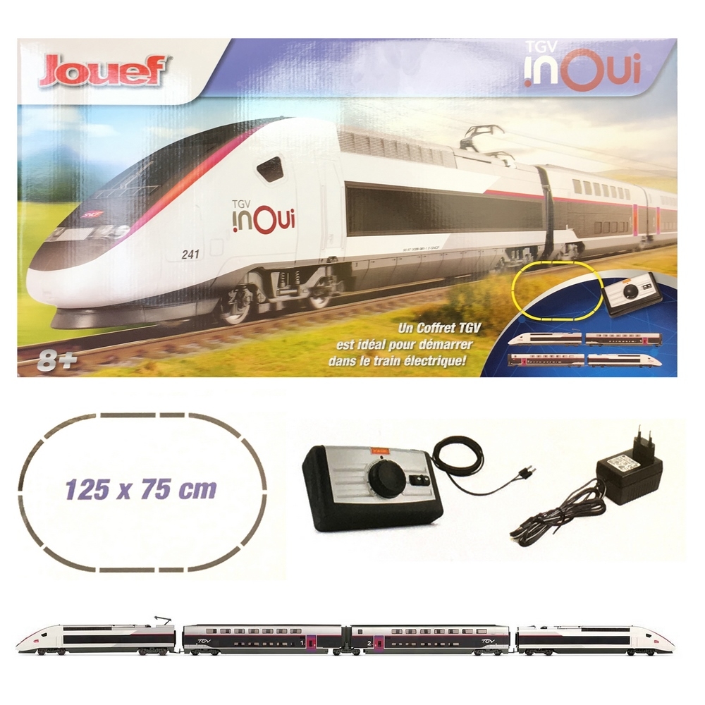 Jouef HJ1060 Jouef TGV inOui Electric Train Set HO Scale