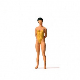 Femme en maillot de bain - Baigneuse-HO 1/87-PREISER 28077