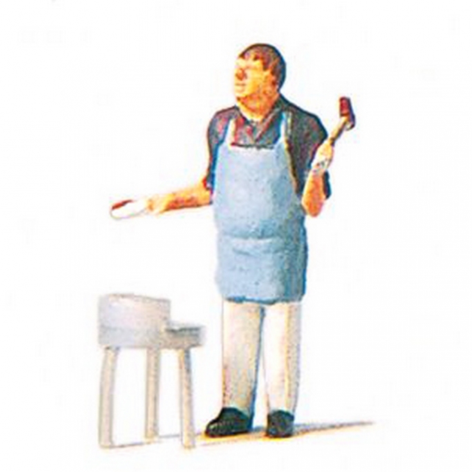 L'homme au Barbecue-HO 1/87-PREISER 28055