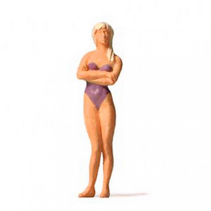 Femme en maillot de bain - Baigneuse-HO 1/87-PREISER 28071