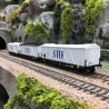 3 Wagons Frigo TP Trappes / Aer. SNCF STEF Ep III-HO 1/87-REE WB587