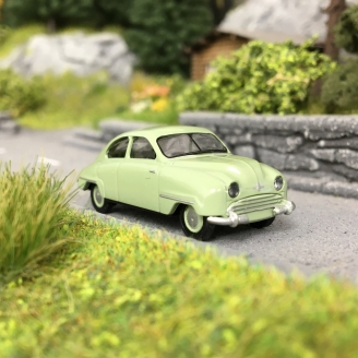 SAAB 92 Vert d'eau - HO 1/87 - BREKINA 28603